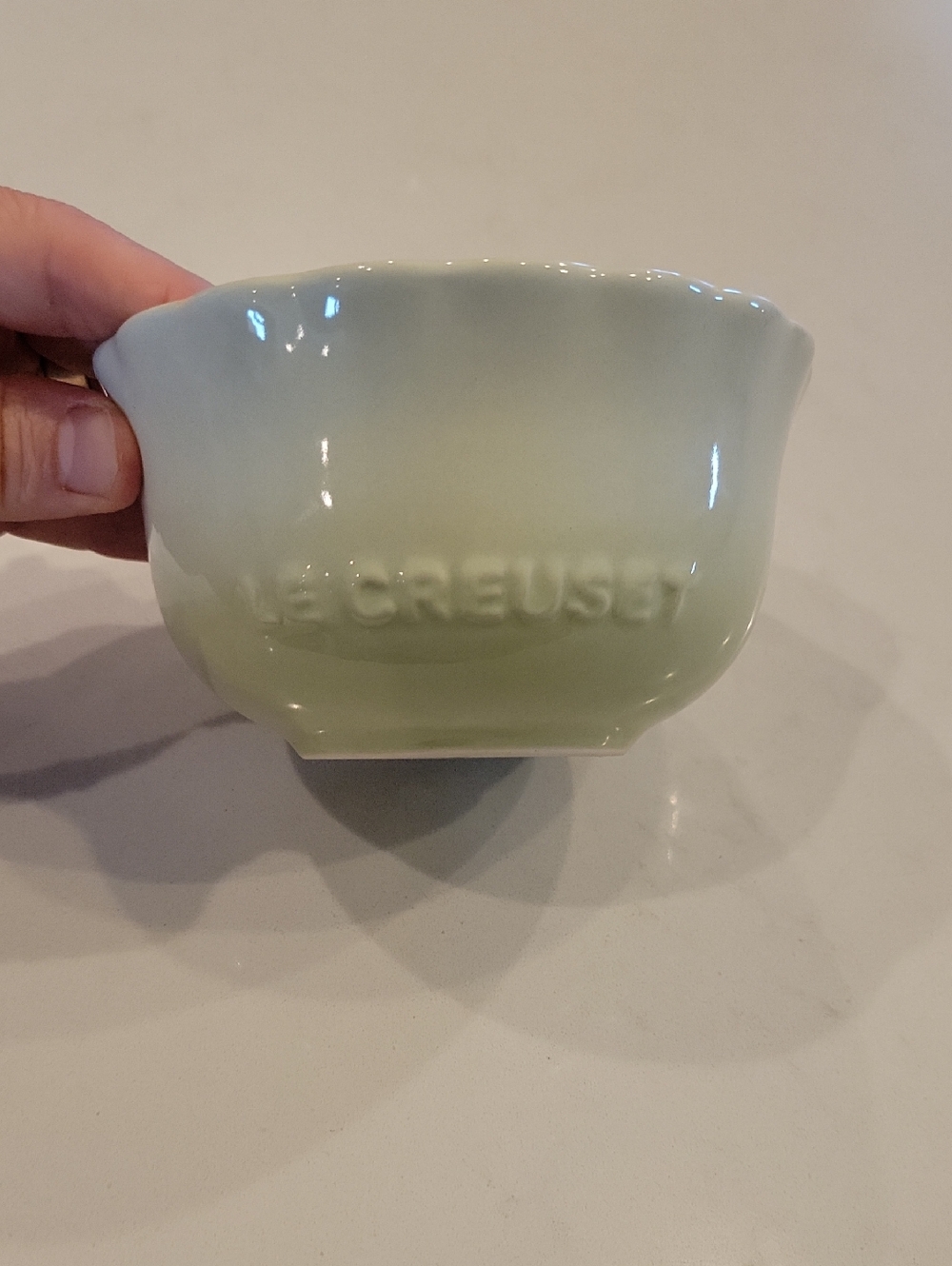 Le Creuset Wasabi Light Green Ombre Bowl